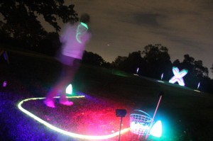Night Golf Skills shot and River Forest Country Club